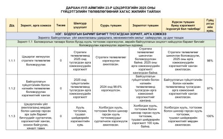 2025 оны хагас жилийн тайлан